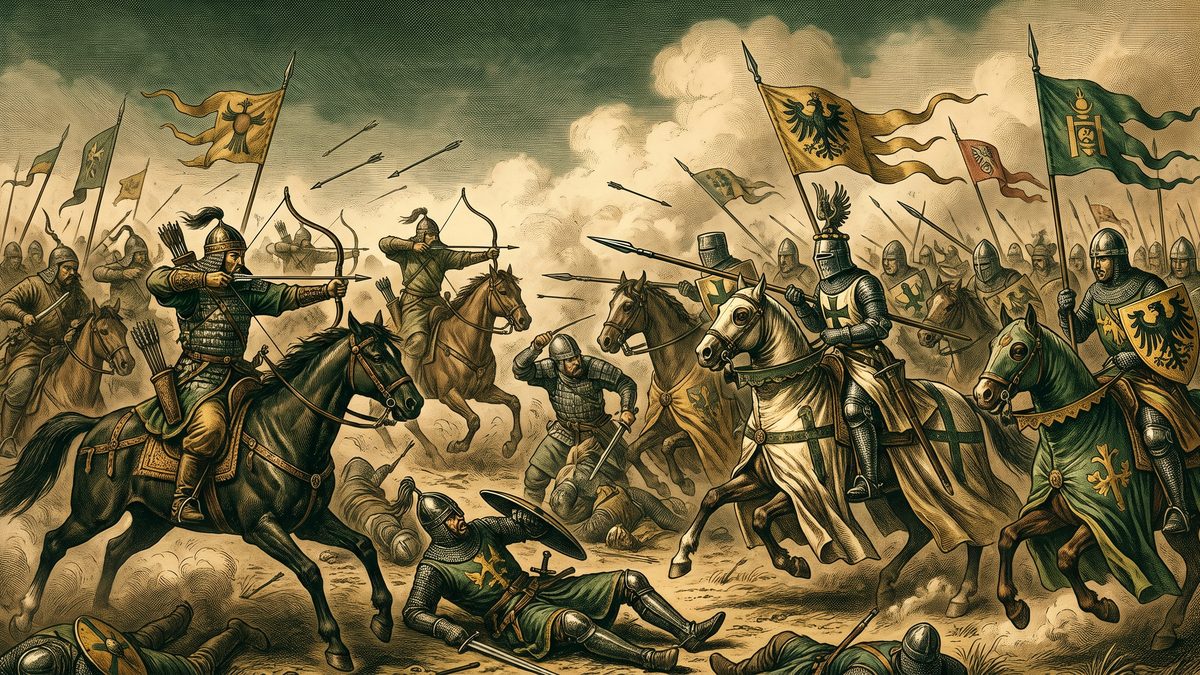ワールシュタットの戦いが起こるのイラスト