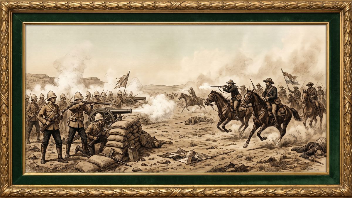 南アフリカ戦争（ボーア戦争）が起こるのイラスト