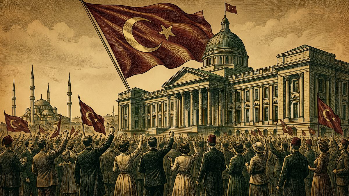 トルコ共和国が成立するのイラスト